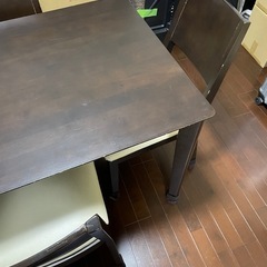 ダイニングテーブルセット　7/20から7/21の期間に引き取りができる方限定の画像