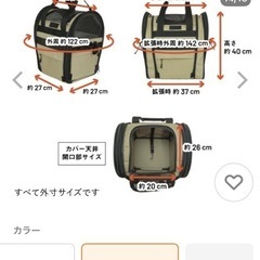 ペットキャリー自転車の画像