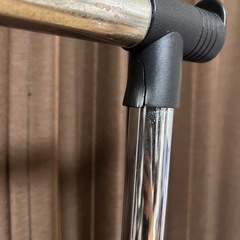コマ付 伸縮 パイプ ハンガー ラックの画像