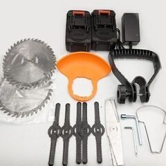 再2【専用バッテリー2個+専用充電器】 草刈り機 芝刈り機 電動式草刈り機 マキタ 純正バッテリー対応の画像