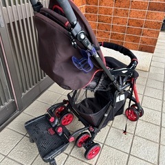 二人乗りベビーカーの画像