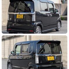 N-BOXカスタムGターボ4WDフルセグ前後ドラレコの画像