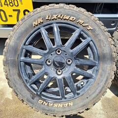 14インチ【オフロードタイヤ付】165/65R14☆ホワイトレター、ナンカン 4×4WD☆ハスラー、エブリイ、エブリイワゴン、キャリイトラックの画像