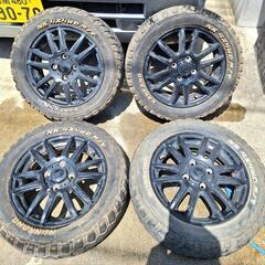 14インチ【オフロードタイヤ付】165/65R14☆ホワイトレタ...
