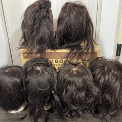 カットウィッグ　６体まとめ売りの画像