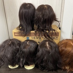 カットウィッグ　６体セットの画像