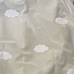 【値下げ】ニトリ　カーテン　高さ130cm×幅180cm(2枚合わせて) 　の画像