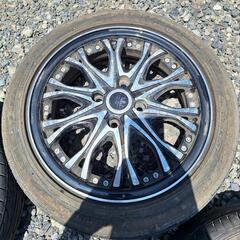 15インチ【グッドイヤータイヤ付】165/55R15☆ホイールセット☆軽自動車用、ワゴンR、NBOX、スペーシア、Nワゴン、タント、ハイゼット等々の画像