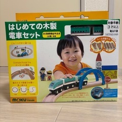 木製電車セット