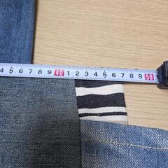 リメイクデニムトートバッグ　大きめサイズの画像