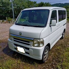 車検９年８月１７日まで！！バモス１６年式 白 ４ＷＤ ５速マニュアル車の画像