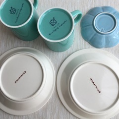 栗原はるみマグカップ mamaikukoプレート パステルカラー食器セットの画像
