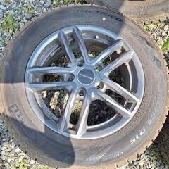 15インチ【タイヤ付き】195/65R15☆6.0J+47☆5-112☆バリ山☆アウディ、VW、フォルクスワーゲン☆A3、ゴルフ、トゥーラン、ヴァリアントの画像