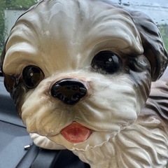 値引きしました。シーズ　犬置物の画像