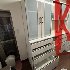 美品　食器棚の画像