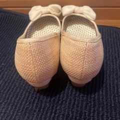 リボン付き パンプスの画像