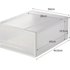 【三軒茶屋で引き渡し】無印良品 ポリプロピレン収納ケース 6個セット（2サイズ／直接引き取り限定）
の画像