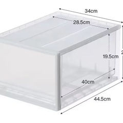 【三軒茶屋で引き渡し】無印良品 ポリプロピレン収納ケース 6個セット（2サイズ／直接引き取り限定）
の画像