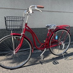 お手頃価格　ママチャリ トレーディア クラティス 24型 ライトブルー 通勤 通学 前後オート