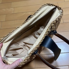 【取引中】カゴ バッグ トートバッグ　の画像