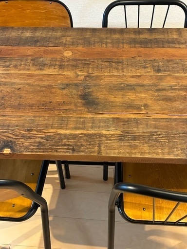 クラッシュゲート　デン　イス4脚 クラッシュゲート デン イス4脚 クラッシュゲート ダイニングテーブル