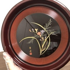 お盆　丸盆　レトロ　昭和の画像
