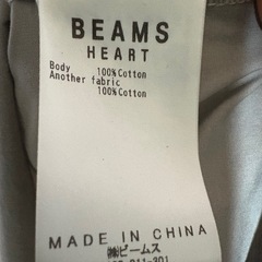 BEAMS HEART ビームス　ゆったりデザインワンピースの画像