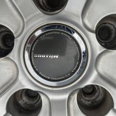 MiLLOUS　17インチ　アルミホイール　スタッドレスタイヤ付の画像