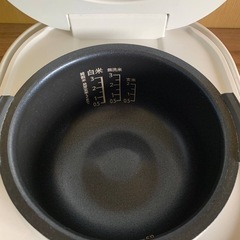 EJ545番 SHARP ジャー炊飯器 KS-CF05A-Wの画像