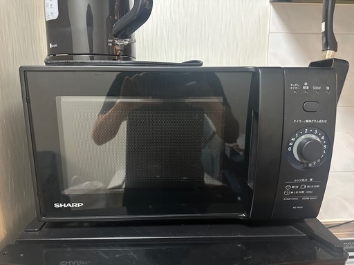 シャープ　電車レンジ　マッドブラックRETM18B