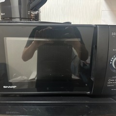 シャープ　電車レンジ　マッドブラックRETM18Bの画像