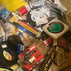 釣具どっさりの画像