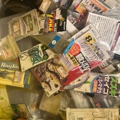 釣具どっさりの画像