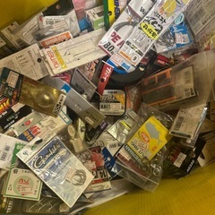 釣具どっさりの画像
