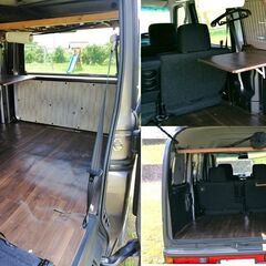 ★☆夏休みの車中泊に即OKハイルーフで快適　バモスホビオ４WD☆★彡の画像