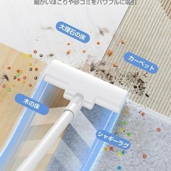 掃除機 コードレス 置くだけ充電 強力吸引 超軽量 スティッククリーナーの画像