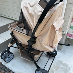 （取引中）ペットカート　折りたたみ　美品の画像