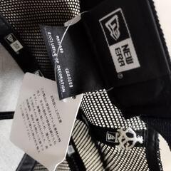 新品未使用　NEW ERA(ニューエラ)×ジャイアンツ(読売巨人軍)キャップ ネイビー  キッズ フリー の画像