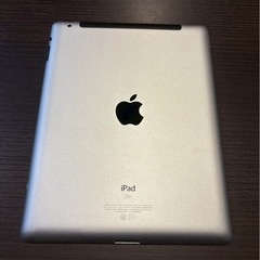 【動作品】iPad 第3世代 32GB Wi-Fi + Cellularモデル シルバー ケーブル付きの画像