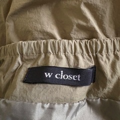 w closet ダブルクローゼット　大人気ミリタリーワンピースの画像