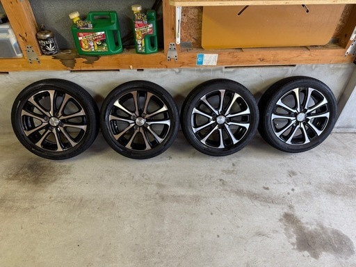 タイヤ、ホイールセット　15インチ　NBOX タント