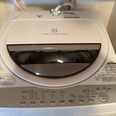 TOSHIBA 洗濯機　6kg