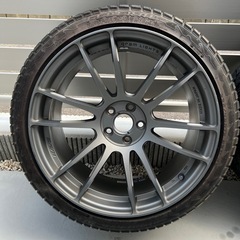 廃盤 RAYS 57XR 18×8J pcd100-5h 4本の画像