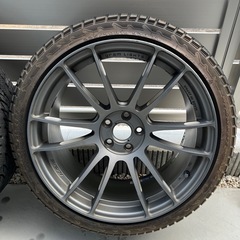 廃盤 RAYS 57XR 18×8J pcd100-5h 4本の画像