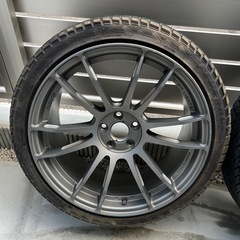 廃盤 RAYS 57XR 18×8J pcd100-5h 4本の画像