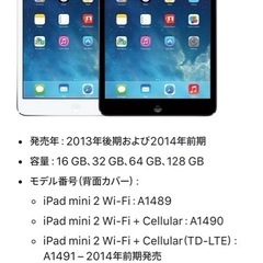 ipad  mini 2の画像