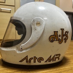 SHOEI Arte MR サイズXL 61〜62cm ホワイト ショーエイ ビンテージ 昭和レトロ 当時物 族ヘルの画像