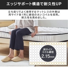 シングルベッドマットレスの画像
