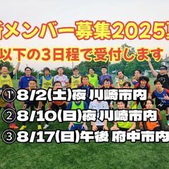 リーグ戦等のガチな大会に参加しない、ゆるく楽しくサッカーを…