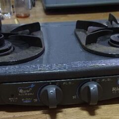 ガスコンロ2口_0円【⚠️火がつきません】の画像